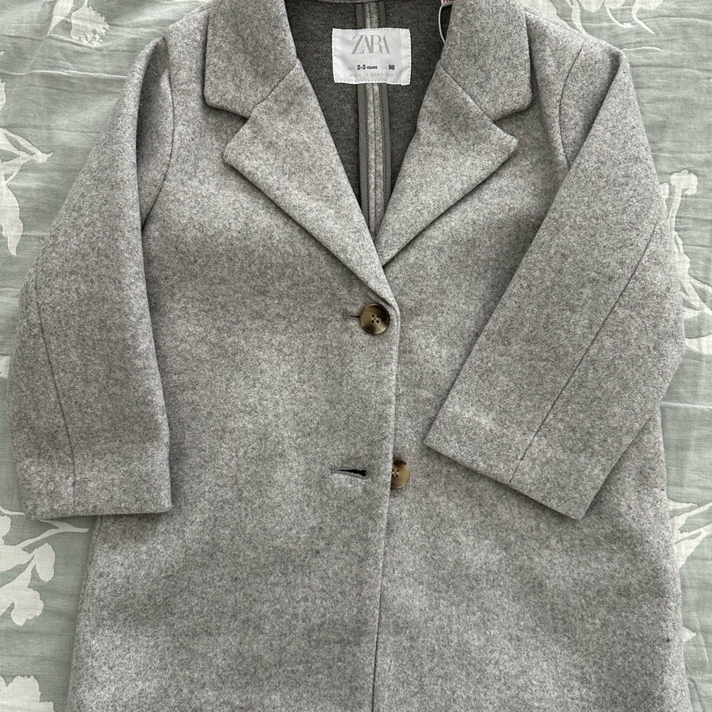 Zara Gray Girl's Coat